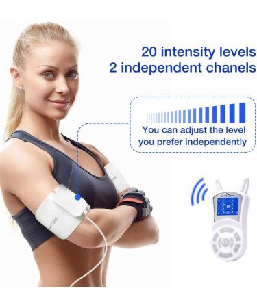 Easy Home Heat TENS Unit | FSA Eligible Pain Management & Muscle Stimulator | Large Backlit Display - Buy Online on GoSupps.com