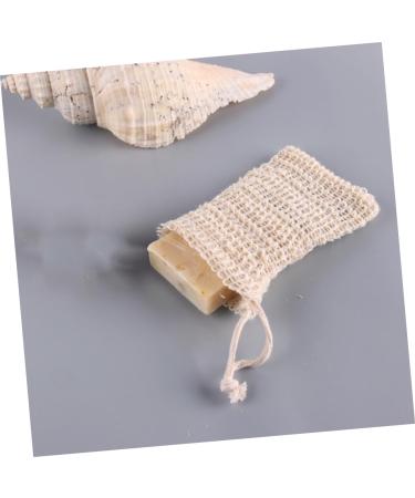Healeved 6pcs Handmade Soap Storage Bag Drawstring Soap Bag Natural Loofa Mesh Soap Bag Sisal Soap Bag Shower Foaming Mesh Exfoliating Loofah Pouch Toilet Bath Plant Mesh Bag Cotton Linen - Buy Online on GoSupps.com