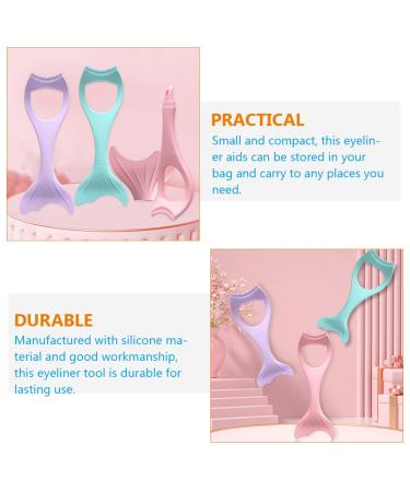 Buy FRCOLOR Silicone Mascara Shield Applicator Tool - 2pcs Violet | Perfect Eyelash Comb Guard for Perfect Lash Application - International Shipping Available - Buy Online on GoSupps.com