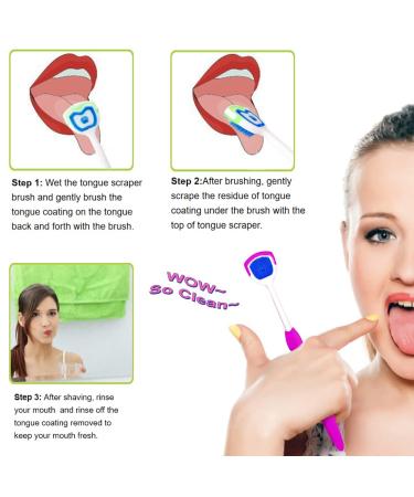 IGOOLEE 8 Pack Colorful Tongue Scraper Cleaner for Adults and Kids - 100% BPA Free Fresher Tongue Scraper Brushes for Bad Breath Reduction and Oral Health - Pack of 8 - Buy Online on GoSupps.com