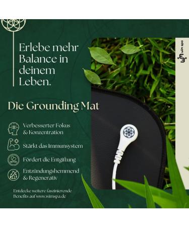 Buy Wim Spa Universal Grounding Mat - EU Plug - Enhance Well-Being & Sleep (25x65cm) - International Shipping Available - Buy Online on GoSupps.com