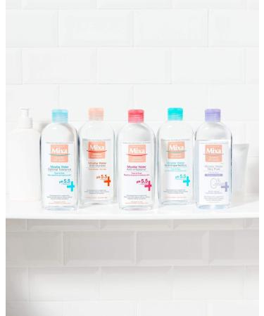 Mixa Micellar Water Optimum Tolerance 400ml - Gentle Cleansing for All Skin Types | International Shipping Available - Buy Online on GoSupps.com