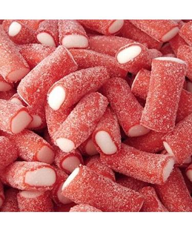 Sour Strawberry Filled Pencils Bites - 1KG Bag - Fizzy Sweets - Baby Shower Sweets - Gender Reveal Sweets