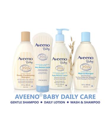 Aveeno Baby Daily Moisture Lotion Fragrance Free 12 Oz - Hydrating Gentle Care for Baby's Skin - Buy Online on GoSupps.com