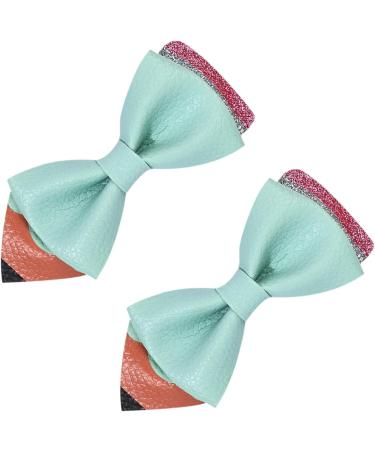 Pencil Hair Clip - Pencil Bows Hair Clips for Back to School - Unique Strong Hold Hair Clips Claw Clips School Hair Accessories for Kindergarten Students Lake Blue - Buy Online on GoSupps.com