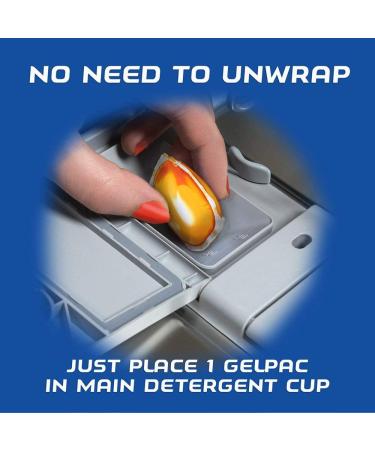Finish All in 1 Gelpacs Orange Dishwasher Detergent Tablets - 84 Count Pack - Buy Online on GoSupps.com