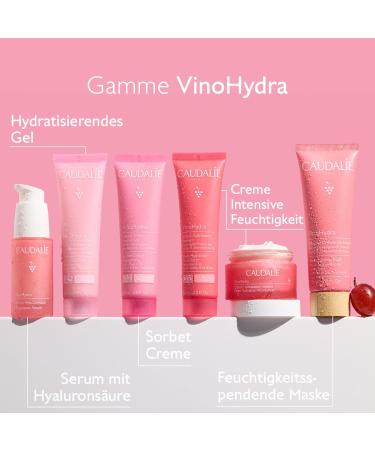 Caudalie VinoHydra Deep Hydration Moisturizer with Hyaluronic Acid Shea Butter and Grape Water to Intensely Hydrate Nourish and Soothe - 50 mL - Buy Online on GoSupps.com