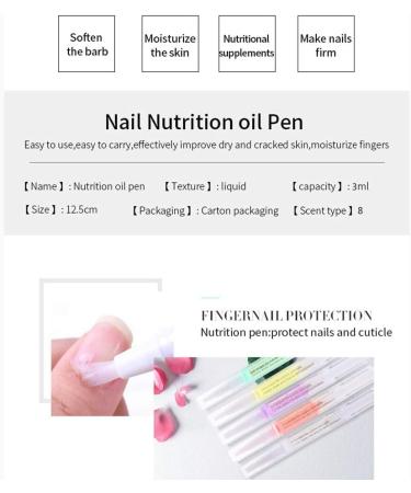 BNG Nail & Cuticle Oil Pen - 3ml Treatment for Nails Growth, Moisturize Dry Nails, Repair Cracked Cuticles - Natural Revitalizer with Soft Brush - Buy Online on GoSupps.com