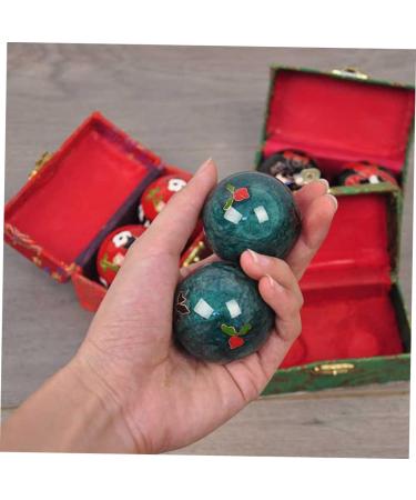 Frcolor Health Balls - Wrist & Finger Massage Tool for Stress Reduction | Fitness Massage Balls 5.00x5.00cm - Blue - Buy Online on GoSupps.com