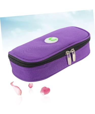 Insulin Storage Cooler Bag - High Quality Purple Insulated Container for Travel - Buy Online on GoSupps.com