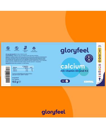 High-Dose Calcium Tablets with Vitamin D3 & K2 | 800mg Calcium + 1000 IU D3 | 120 Vegetarian Tablets - Lab Tested for Quality - Buy Online on GoSupps.com