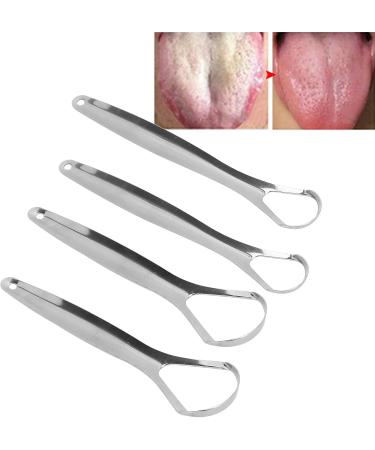 2 Pack Stainless Steel Tongue Cleaner for Adults - Portable Reusable Hygiene Tool to Eliminate Bad Breath & Refresh Oral Care - Buy Online on GoSupps.com