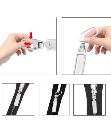 High-Quality Metal Zipper Pulls - 4PC Replacement Zipper Parts for Wallets Clothes Jeans & Luggage - Buy Online on GoSupps.com