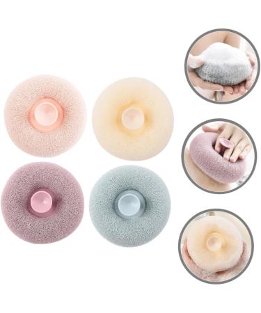 NOLITOY 4pcs Bath Ball Set | Exfoliating Loofahs & Body Scrubbers for Shower | Skin Cleaning & Bathing Essentials - Buy Online on GoSupps.com