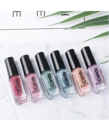 Quick Dry Nail Polish Set - Long Lasting Peel-Resistant - 6 Bottles | Perfect Nail Art for Women & Girls - Buy Online on GoSupps.com