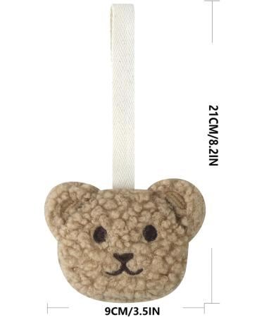 Plush Bear Pacifier Chain Clip - Soft Infant Accessory & Baby Party Gift - Buy Online on GoSupps.com