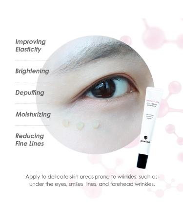 Dream Glow Collagen 82 Eye Cream - Korean Dark Circle Treatment Glowing Day & Night Care Cruelty-Free 0.7oz/20g - Buy Online on GoSupps.com