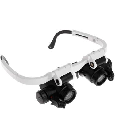 Headband Magnifier with Led Light Head Mounted Magnifying Glasses 8X 23X