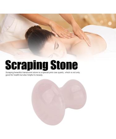 Yinhing Rose Quartz Gua Sha Scraper Plate | Mushroom Shaped Facial Massage Tool for Skin Tightening & Relaxation | International Shipping Available - Buy Online on GoSupps.com