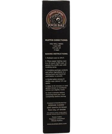 Kodiak Cakes Power Bake Protein Muffin Mix Double Dark Chocolate 397g Double-Dark-Chocolate - Buy Online on GoSupps.com