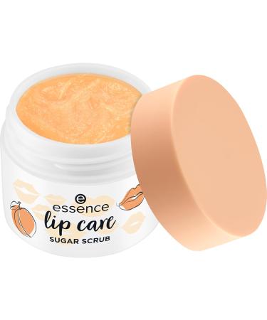 Essence Lip Care Sugar Scrub - Nourishing Vegan Lip Peeling | Moisturizing & Regenerating | Orange Flavor | No Preservatives Parabens or Microplastics - 1 Pack - Buy Online on GoSupps.com