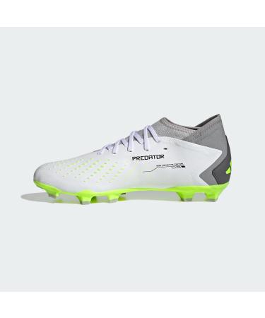 Buy adidas Unisex Predator Accuracy.3 Firm Ground Boots - 44 2/3 EU | Ftwr White/Core Black/Lucid Lemon | International Shipping Available - Buy Online on GoSupps.com