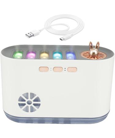Essential Oil Diffuser with Music Sync | 700ml Colorful Humidifier for Home & Office - Buy Online on GoSupps.com