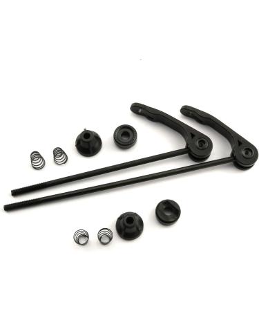 RuiLing Bike Wheel Hub Skewers Clips Set - Quick Release Axle for MTB Mountain Bicycle - Black (1 Pair) - Buy Online on GoSupps.com