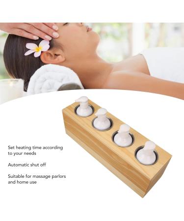 4-Bottle Massage Oil Warmer with 9 Temperature Settings | Home Lotion Warmer for Spa & Relaxation - Buy Online on GoSupps.com