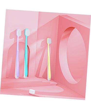 Bcoath 4 Party Toothbrush Set - Soft Cotton Bristles for Adults - Gentle Body Care Toothbrushes - Buy Online on GoSupps.com