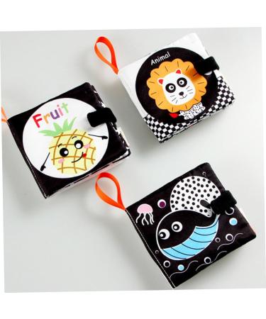 Shop Abaodam 8-Piece Opposites Fabric Books - Educational Baby Toys & Learning Books for Infants - Soft Peach Skin Bracket Toy - Buy Online on GoSupps.com