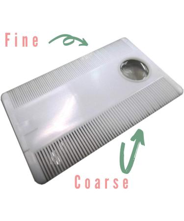 Lot de 2 peignes poux dents fines pour d tecter les m taux liminer les lentes et les ufs - Buy Online on GoSupps.com