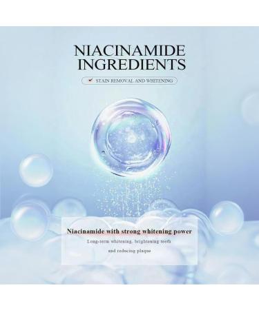 zowamap 2Pcs Nicotinamide Whitening Toothpaste for Stain Removal Natural Teeth Whitening Enamel Safe Bright Smile Fresh Breath - Buy Online on GoSupps.com