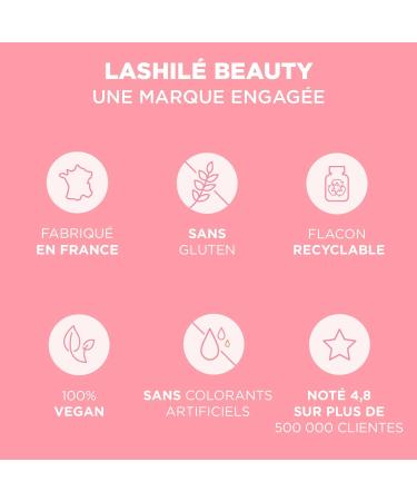 Lashil Beauty - Good Hair Vitamins - Food Supplements - Growth & Fortification - Proven Effectiveness - Made in France - Biotin Zinc Vitamin B8 C B6-180 Gummies - Buy Online on GoSupps.com