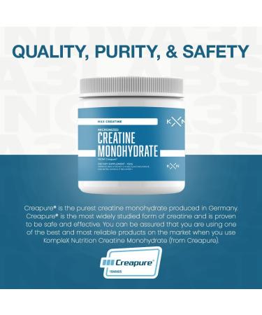 KompleX Nutrition Max Creatine Monohydrate - 30 Servings for Enhanced Performance Energy & Muscle Support - International Shipping Available - Buy Online on GoSupps.com