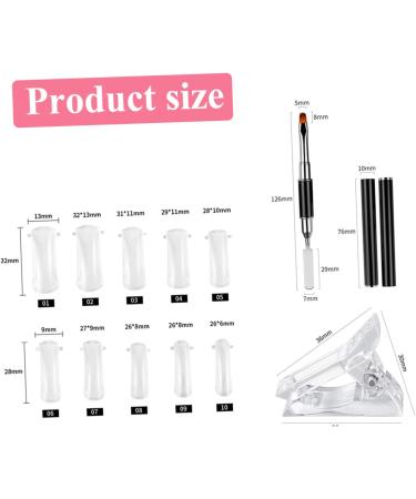 FOMIYES 8 Sets Nail Extension Set Flamingo Scrunchies Clips Nail Kits Nails Accessories Nail Art Accessories Gripedge LED Builder Clamps DIY Tools Clip Accessories Manicure Aluminum Alloy - Buy Online on GoSupps.com