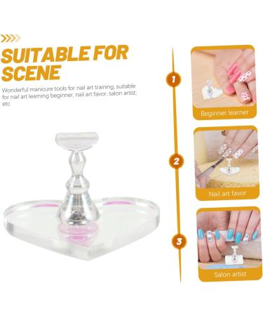 minkissy 1 Set Magnetic Base Nail Stuff for Acrylic Nails Nail Supplies for Beginners Nails Supply Nail Holder Nail Stand for Painting Nails Nail Painting Stand False Nails Manicure - Buy Online on GoSupps.com