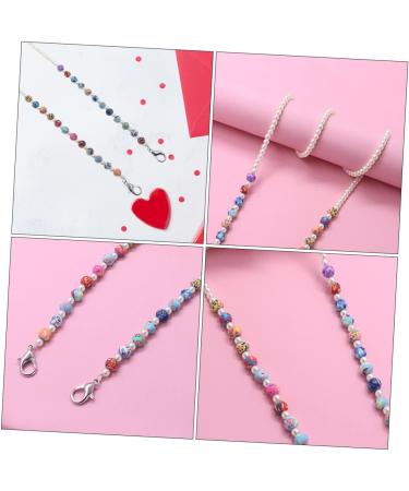 FOMIYES 6 Pcs Anti-Drop Mask Chain with Shot Glasses Beads - Stylish Polymer Clay & Artificial Pearl Accessory - Buy Online on GoSupps.com