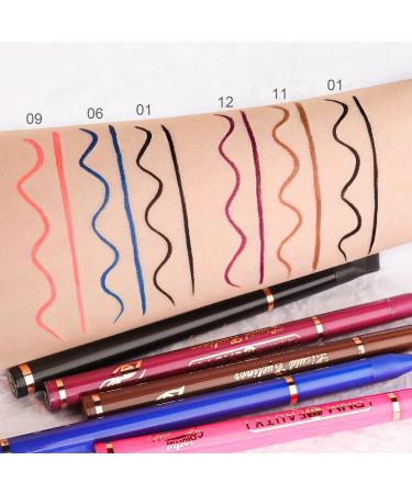 3Pcs Waterproof Wing Eyeliner Stamp Set - Black, Brown, Red Brown Liquid Eye Pencil Makeup Sets | Colored Eye Liners Stamps Shapes | Long-Lasting Delineador de Ojos contra el Agua - Buy Online on GoSupps.com