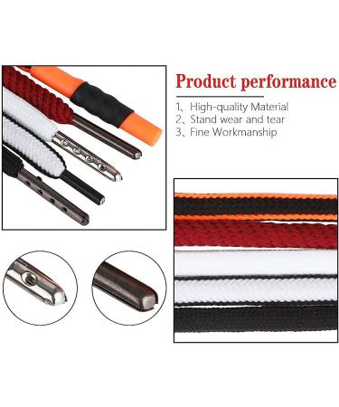 10Pcs Durable Drawstring Replacement Set - 52Inches, 5 Colors, 3 Threader Tools - Ideal for Shorts, Pants, Sweatshirts & Hoodies - Buy Online on GoSupps.com