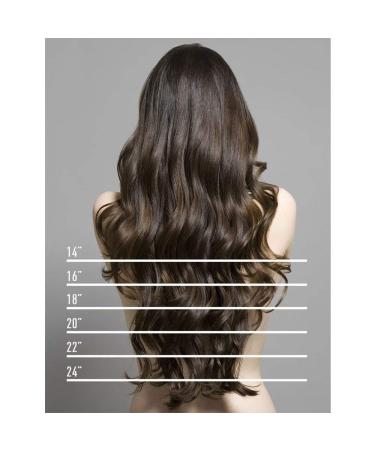 SEGO Clip-in Hair Extensions - Wavy Medium Brown 43cm - 8 Wefts Realistic Hairpiece - Buy Online on GoSupps.com