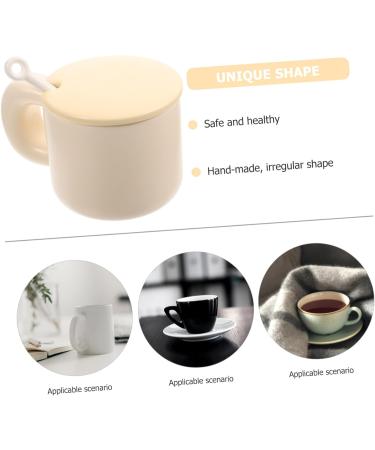 Zerodeko 3pcs Chubby Mug Ceramics Drinking Utensils Coffee Office Yellowx3pcs 14.5X8.5CMx3pcs - Buy Online on GoSupps.com