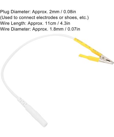 20pcs / Bag TENS Wire Cable Electrode Lead Wires Clip Electrode Lead Wires Cable TENS Wires Electrode Wires for TENS Unit Electrodes Lead Wires for TENS - Buy Online on GoSupps.com