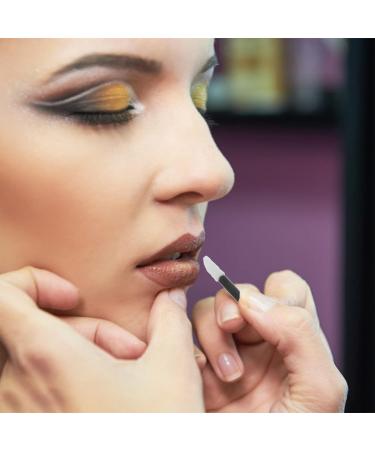 Healvian 50pcs Lipstick Brushes - Mini Lip Balm & Eye Shadow Applicators for Makeup - Durable Solid Plastic Scrubber Brushes - Buy Online on GoSupps.com