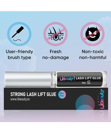Libeauty Lash Lift Glue - Strong Hold Adhesive for Eyelash Perm and False Eyelashes (Transparent) - Buy Online on GoSupps.com