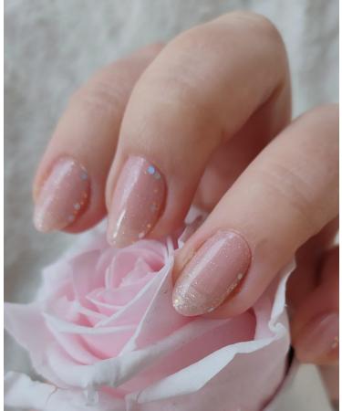 Zaubern gel4Home- Nail foils 16 pieces nail wraps (natural glitter)