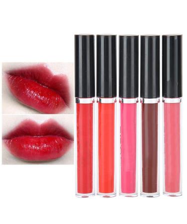 Buy 5pcs Moisturizing Lip Glaze - Long Lasting Nourishing Lip Gloss Set for Women | Best eCommerce Deals - Buy Online on GoSupps.com