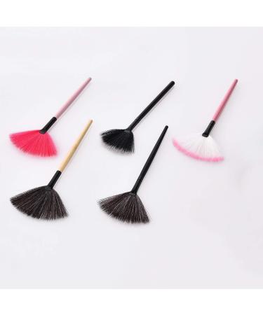 Fashion Highlighter Face Powder Foundation Shadow Powder Blush makeup brush Fan Shape Makeup Brush large base blusher(5) - Buy Online on GoSupps.com