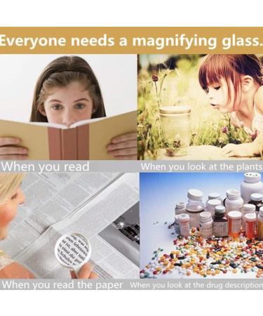 Children Handheld Magnifying Glass Old Man Reading High-End HD Gift 6X Magnifying Glass Reading Newspaper Good Times - Buy Online on GoSupps.com