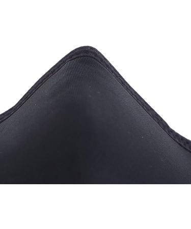 Omabeta Black Reusable Face Mouth Cover - Soft Latex Protective Cover for Walking | International Shipping - Buy Online on GoSupps.com